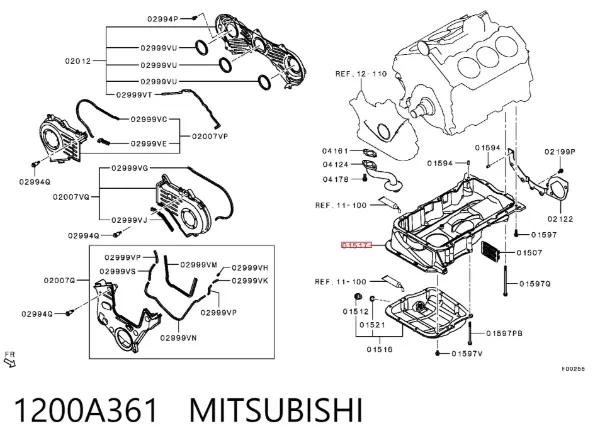  1200A361 Mitsubishi