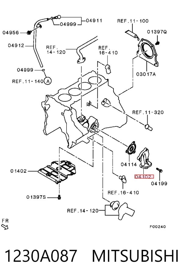  1230A087 Mitsubishi