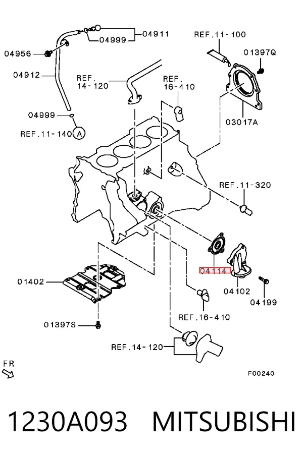  1230A093 Mitsubishi