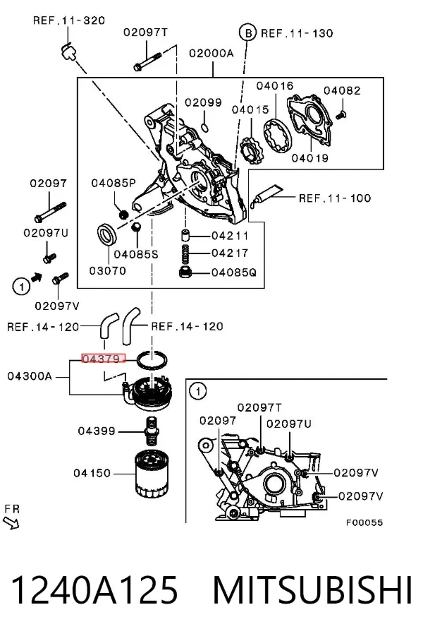  1240A125 Mitsubishi