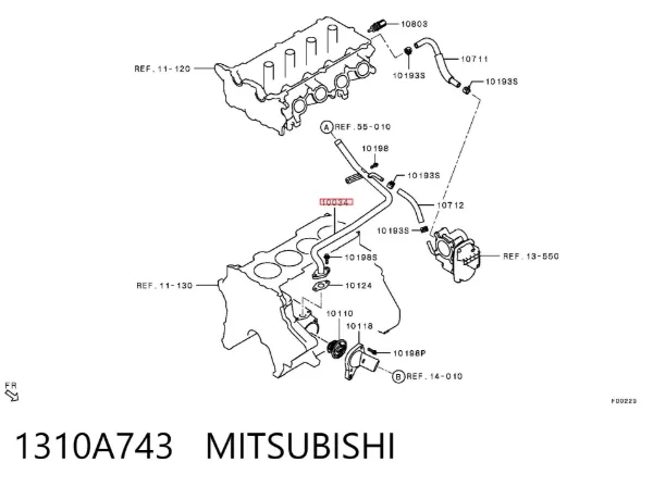  1310A743 Mitsubishi