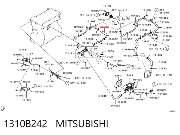  1310B242 Mitsubishi