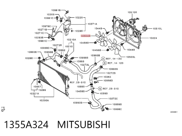  1355A324 Mitsubishi