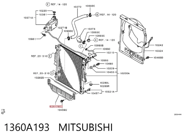  1360A193 Mitsubishi
