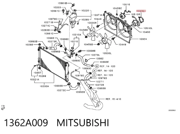  1362A009 Mitsubishi