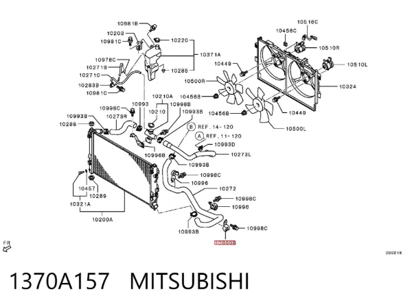  1370A157 Mitsubishi