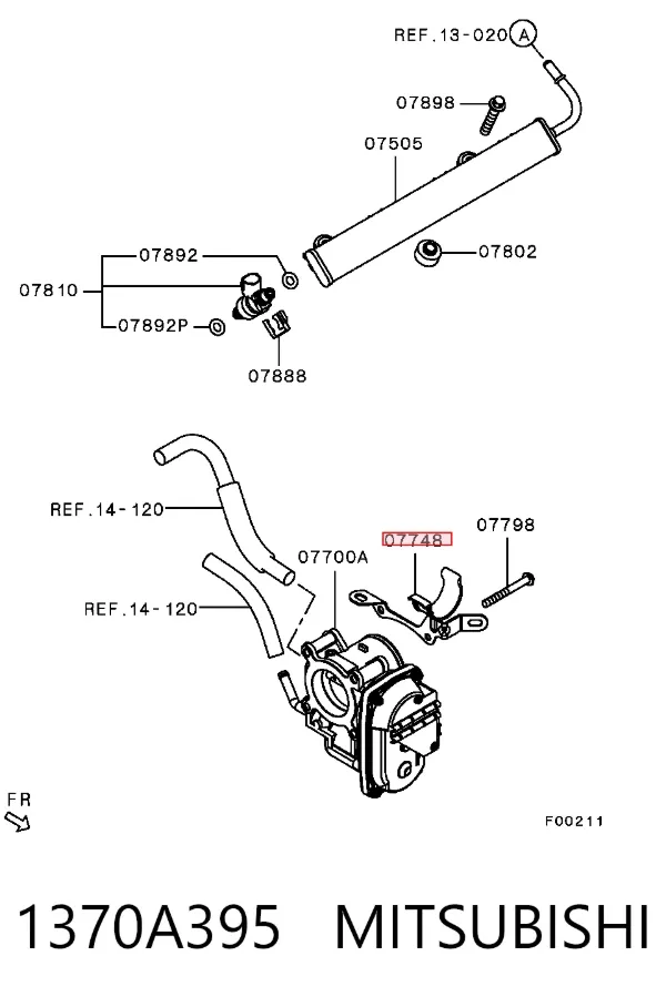  1370A395 Mitsubishi
