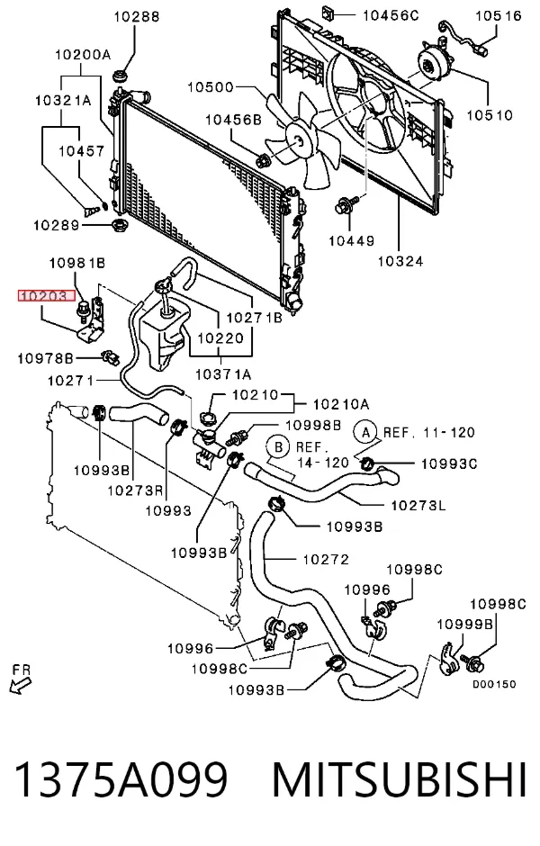  1375A099 Mitsubishi