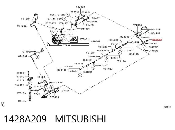  1428A209 Mitsubishi