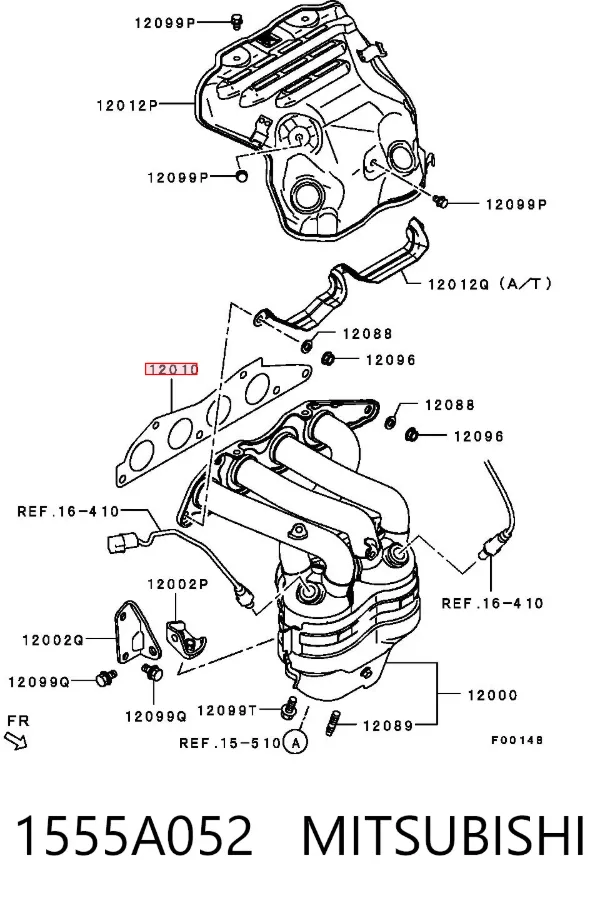 Прокладка коллектора MN137217 Chrysler