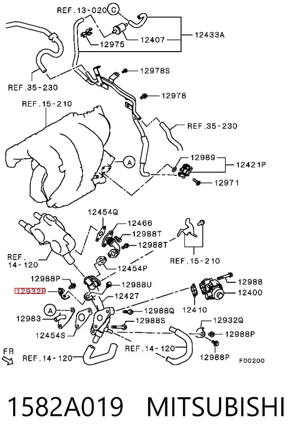  1582A019 Mitsubishi