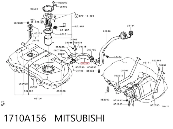  1710A156 Mitsubishi