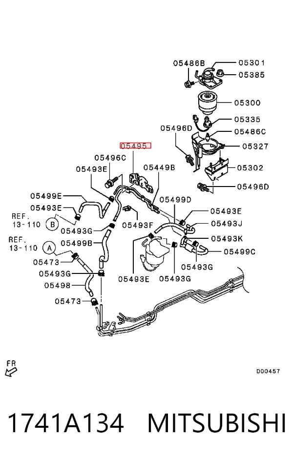  1741A134 Mitsubishi