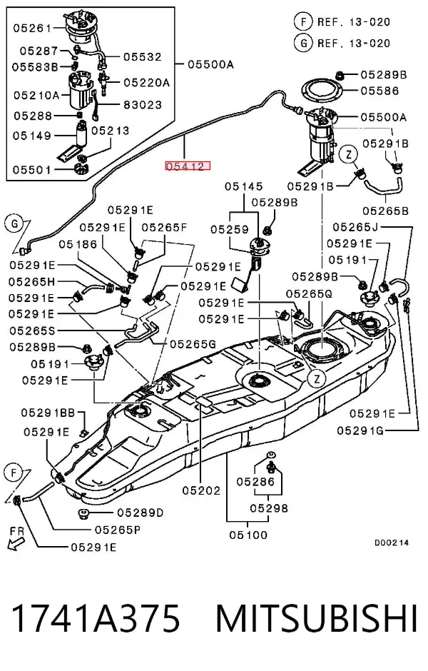  1741A375 Mitsubishi