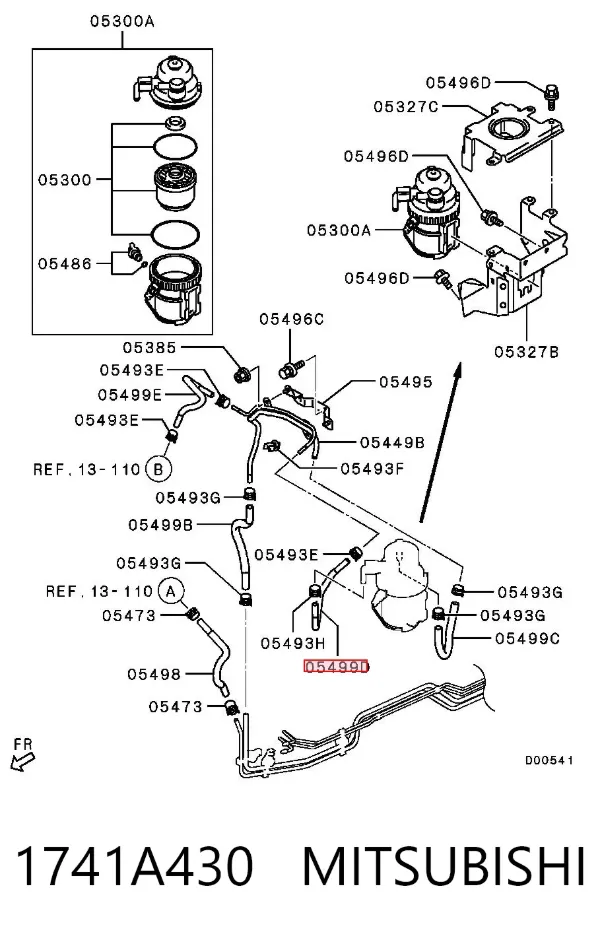  1741A430 Mitsubishi