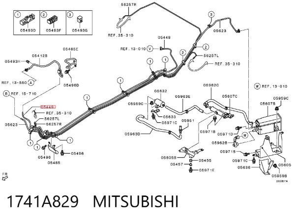  1741A829 Mitsubishi