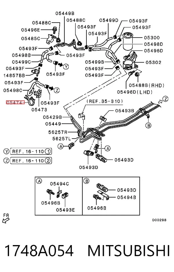  1748A054 Mitsubishi