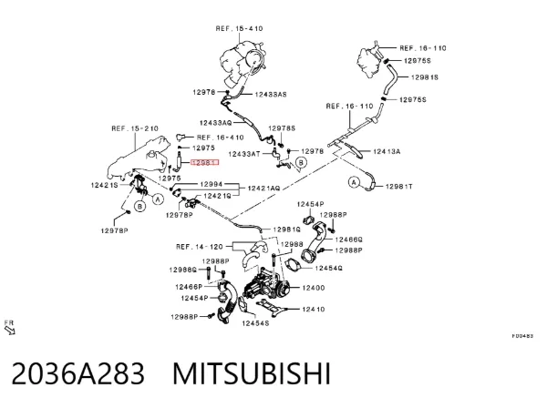  2036A283 Mitsubishi