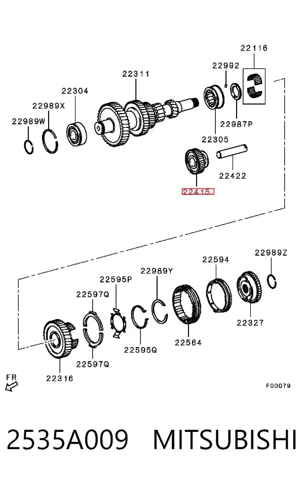  2535A009 Mitsubishi