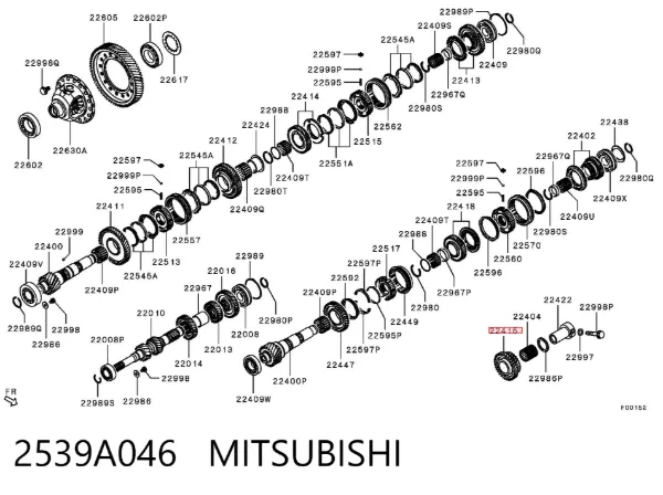  2539A046 Mitsubishi