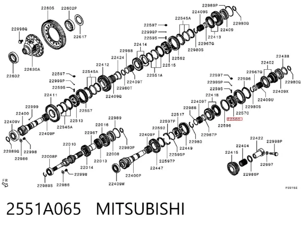  2551A065 Mitsubishi