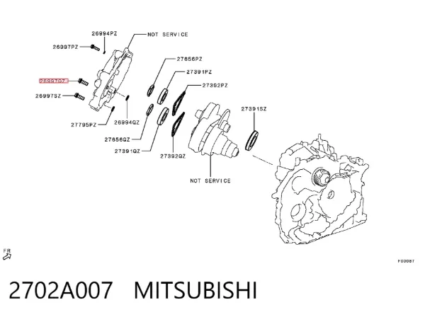  2702A007 Mitsubishi