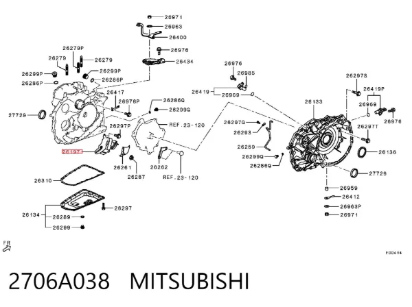  2706A038 Mitsubishi