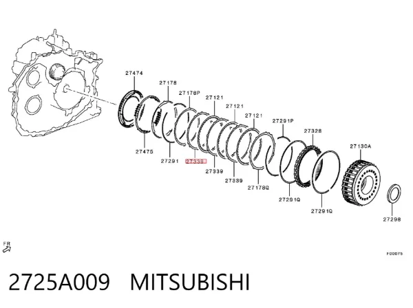  2725A009 Mitsubishi