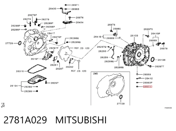  2781A029 Mitsubishi