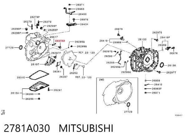  2781A030 Mitsubishi