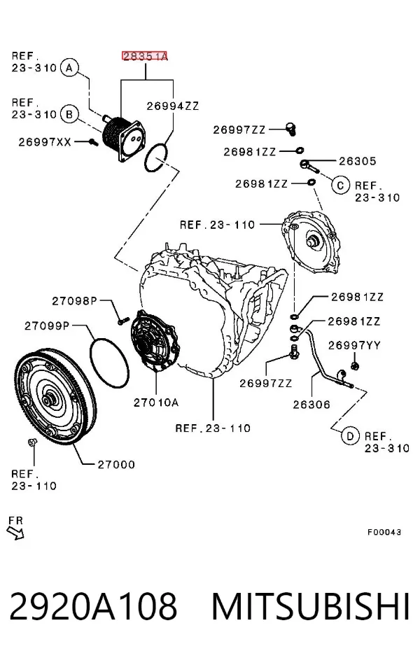 Радиатор охлаждения АКПП 3S321001 AND