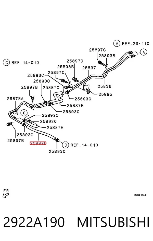  2922A190 Mitsubishi