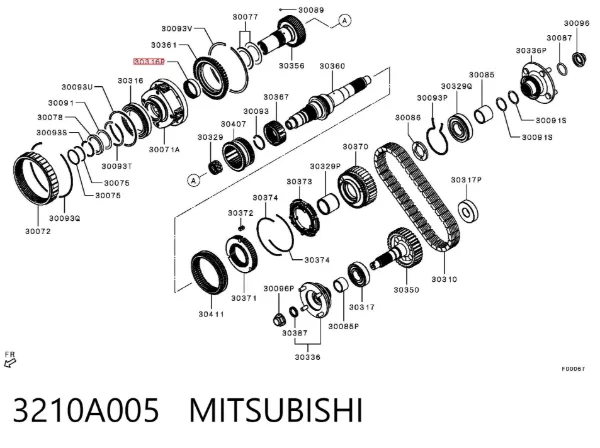  3210A005 Mitsubishi