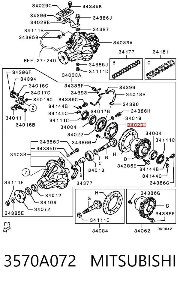  3570A072 Mitsubishi