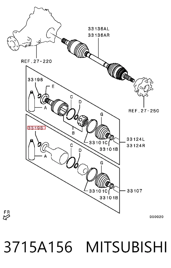  3715A156 Mitsubishi