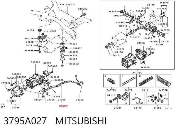  3795A027 Mitsubishi