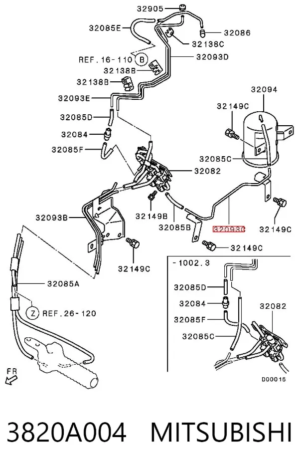  3820A004 Mitsubishi