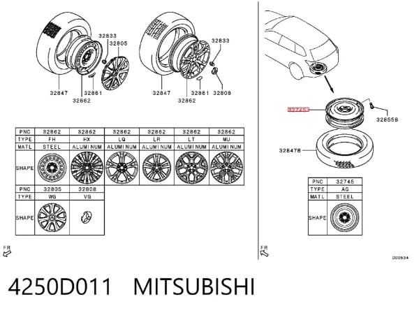  4250D011 Mitsubishi