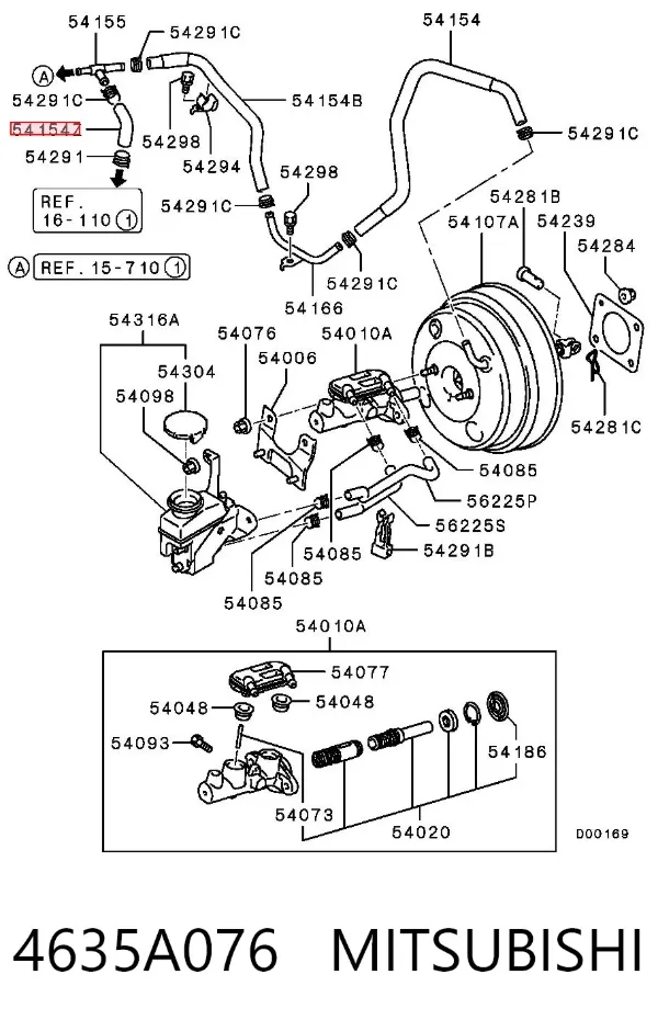  4635A076 Mitsubishi