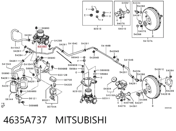  4635A737 Mitsubishi