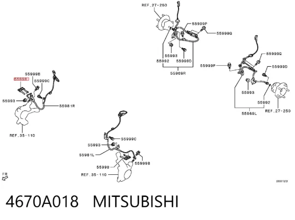  4670A018 Mitsubishi