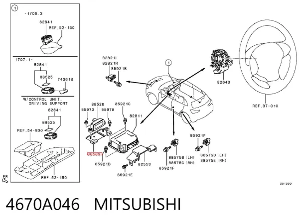  4670A046 Mitsubishi