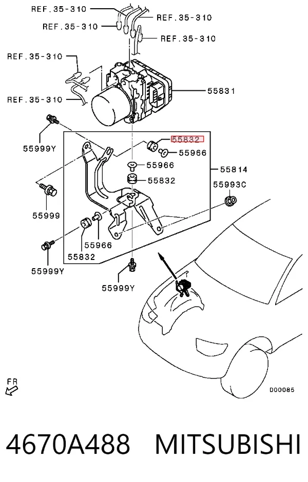 4670A488 Mitsubishi