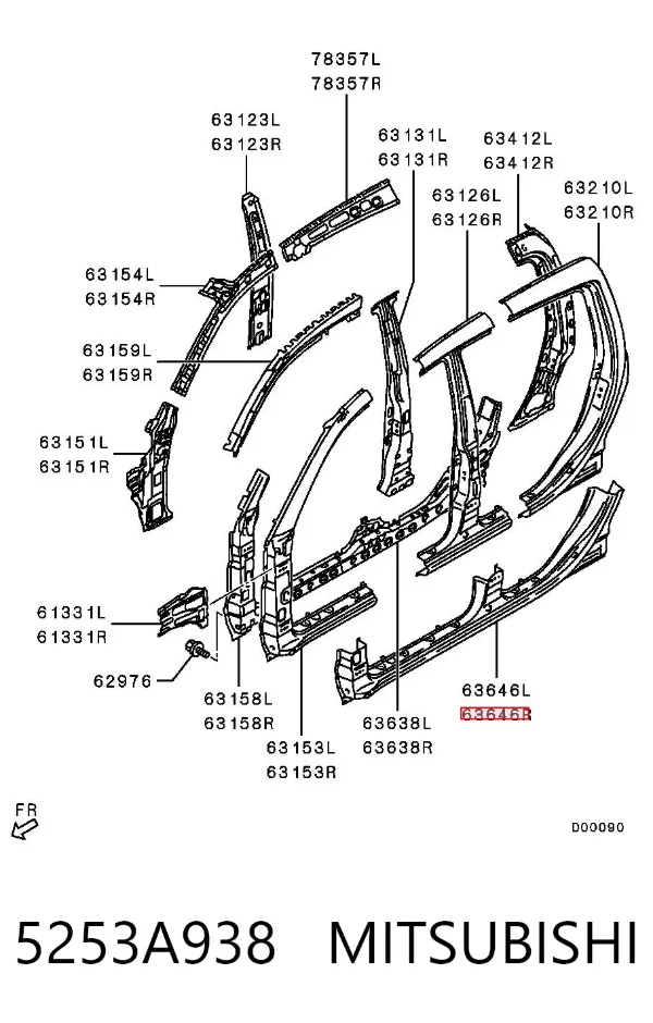  5253A938 Mitsubishi