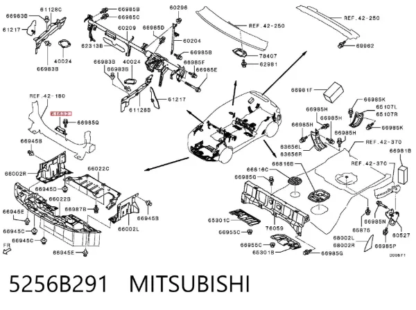  5256B291 Mitsubishi