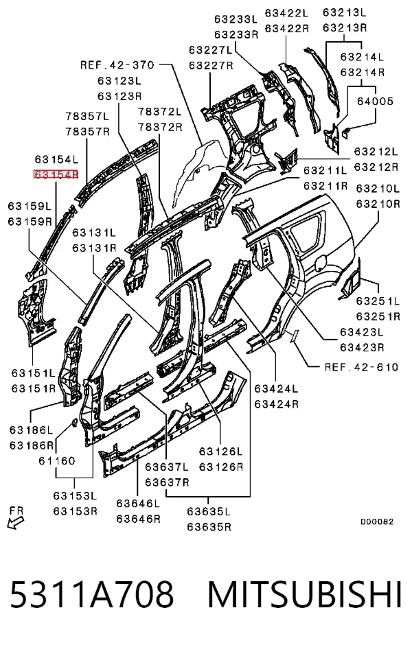  5311A708 Mitsubishi
