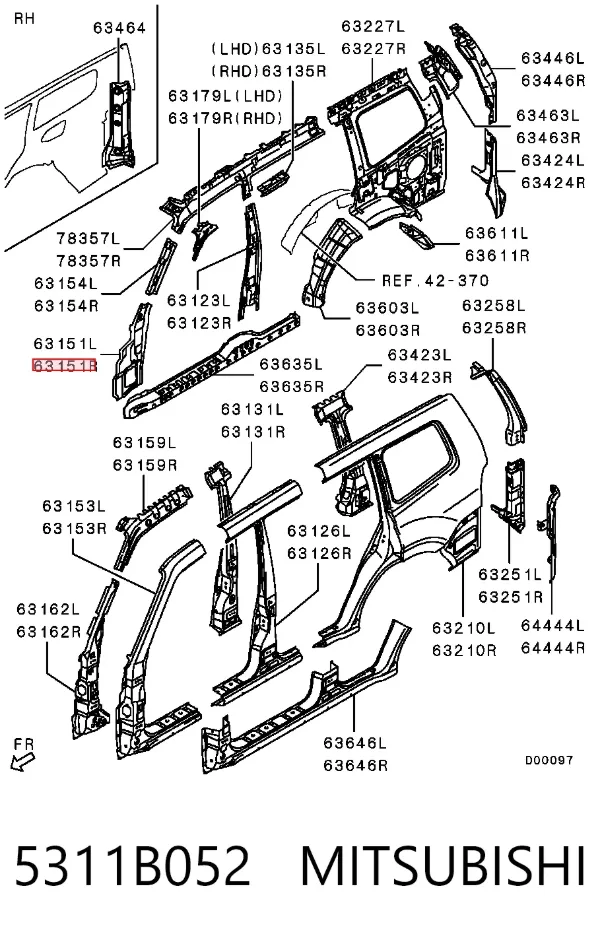  5311B052 Mitsubishi