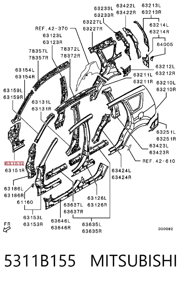  5311B155 Mitsubishi