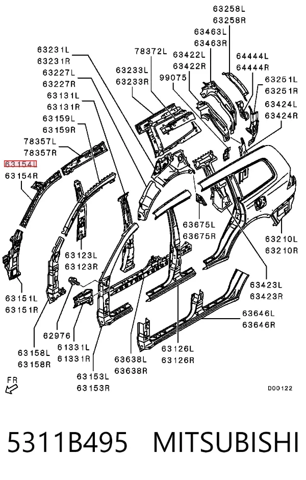  5311B495 Mitsubishi