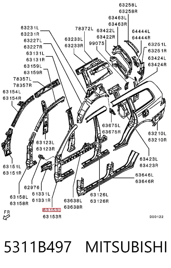  5311B497 Mitsubishi